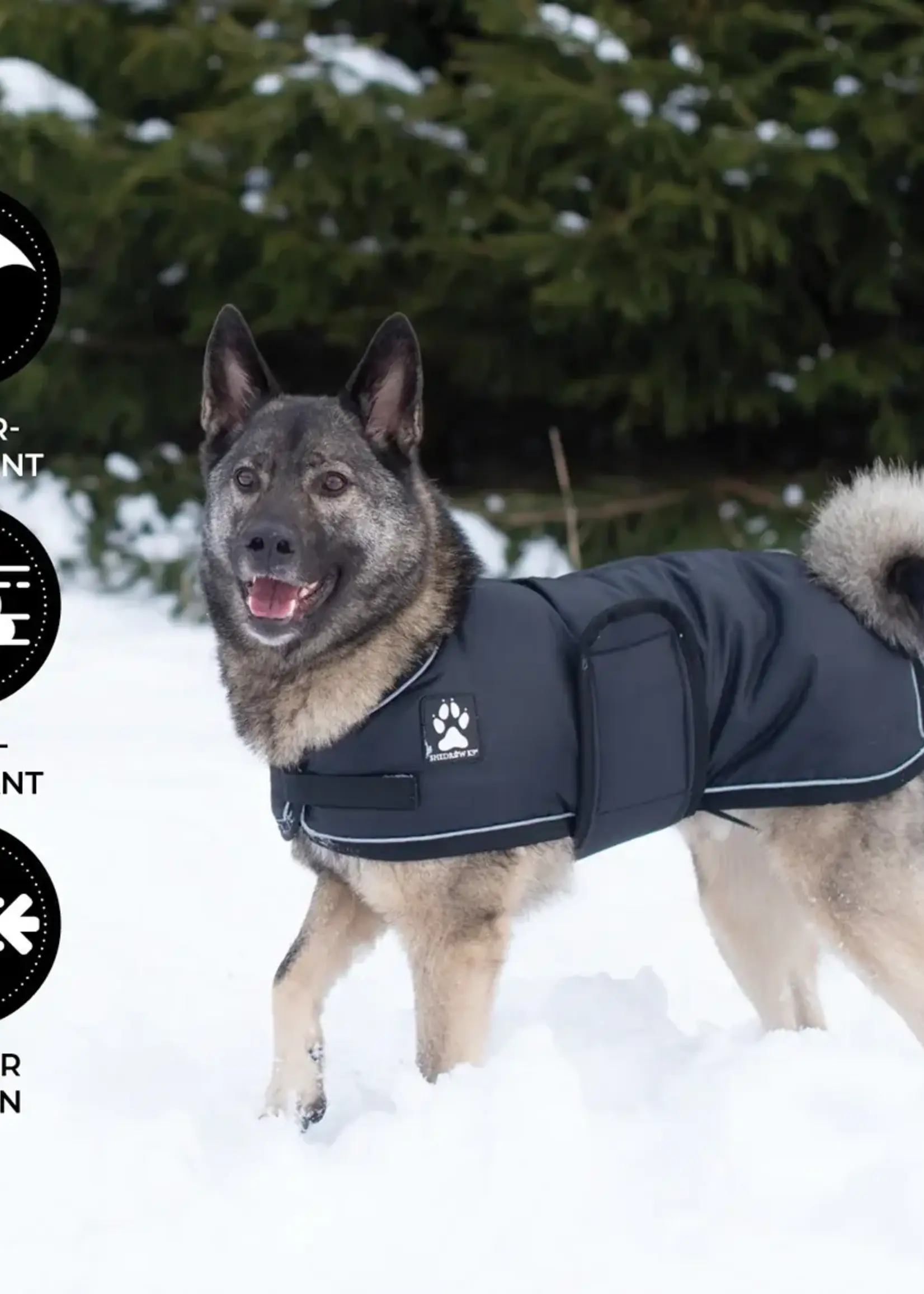 Shedrow K9 Shedrow K9 Vail Dog Coat Black XS