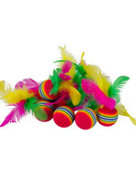 Simon's SIMONS Rainbow Feather Ball