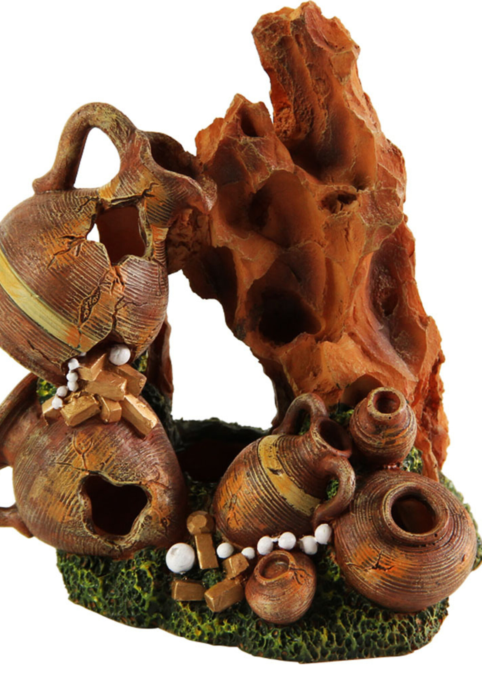 Aqua-Fit AQUA-FIT Polyresin Barrel Mountain Ornament 5x4x6"