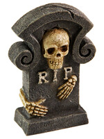 Aqua-Fit AQUA-FIT Polyresin Skull Tombstone 2x1x3.5"
