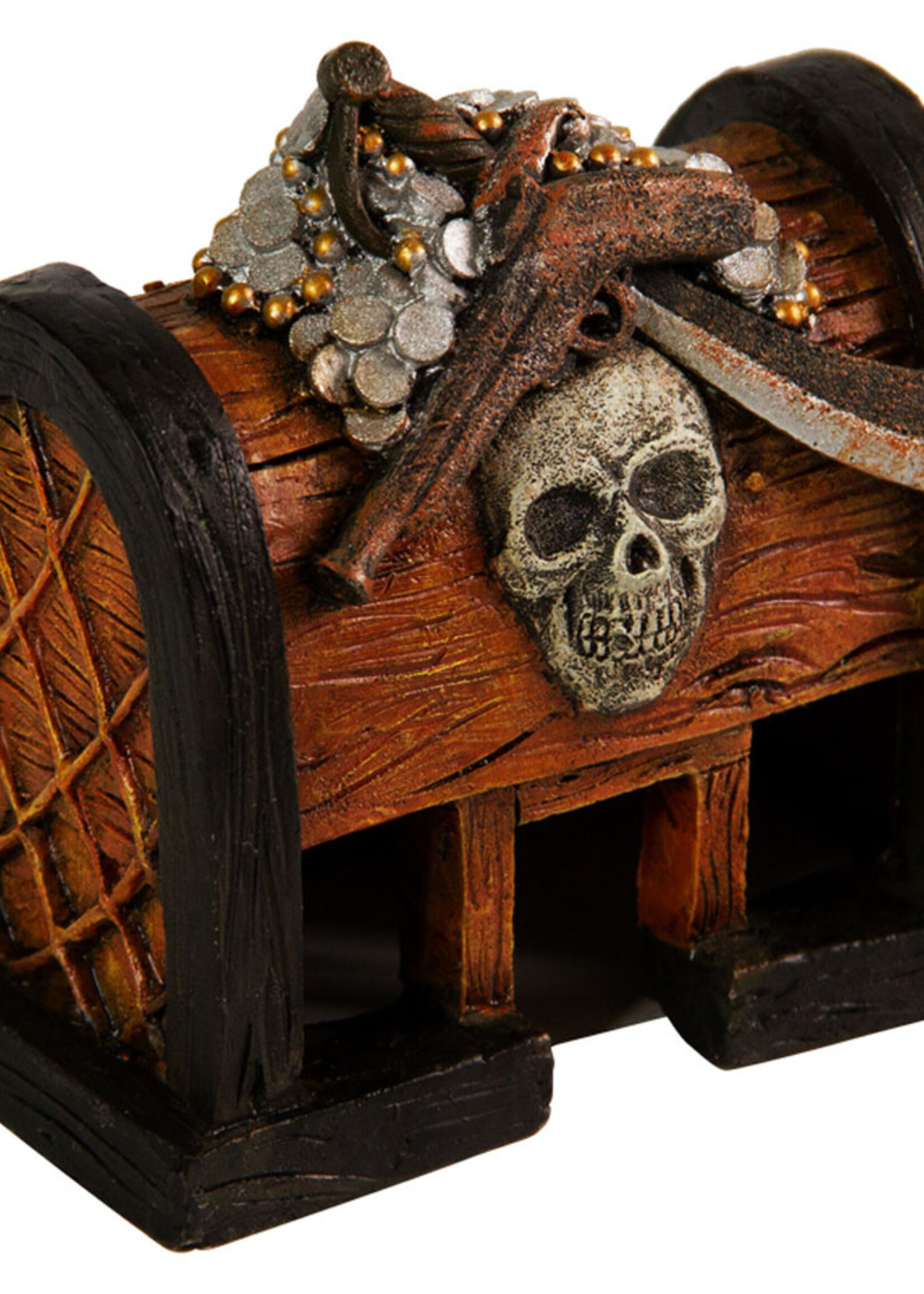 Aqua-Fit AQUA-FIT Polyresin Pirate Chest 4x2.5x3.5"