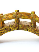 Aqua-Fit AQUA-FIT Polyresin Timber Bridge Medium 5.75x2x2.75"