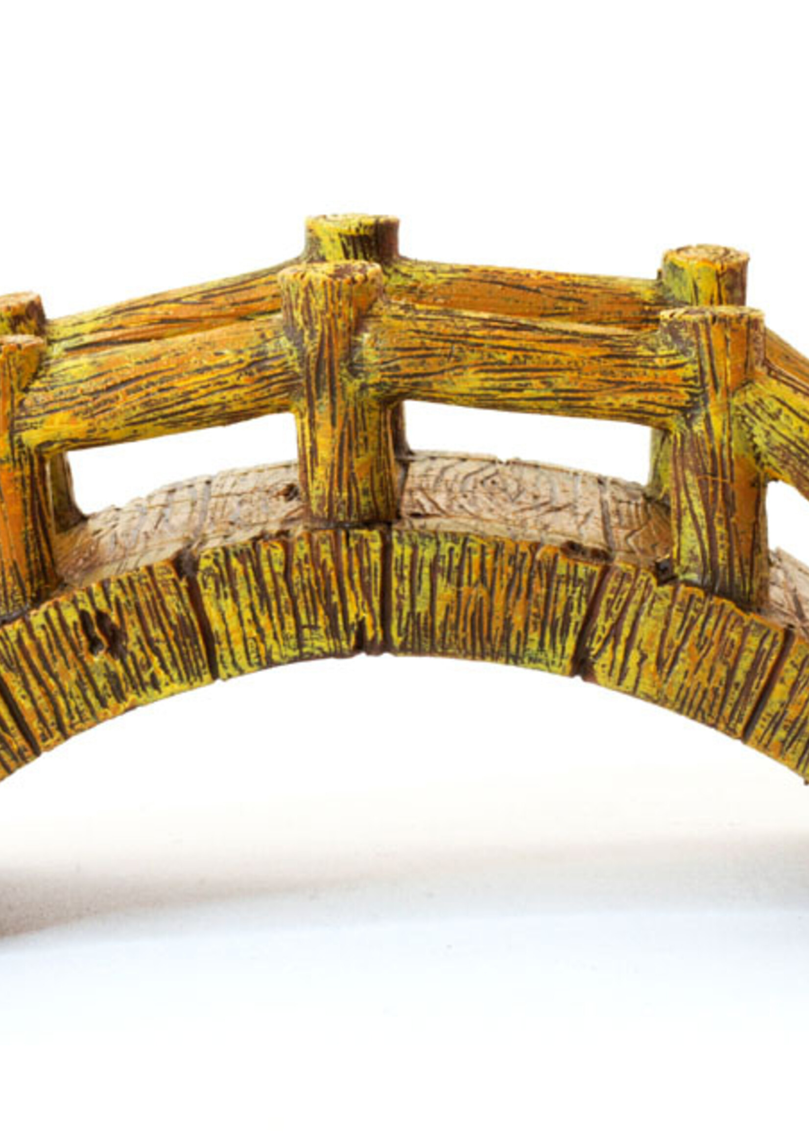 Aqua-Fit AQUA-FIT Polyresin Timber Bridge Medium 5.75x2x2.75"