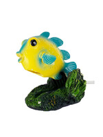 Aqua-Fit AQUA-FIT Aerating Polyresin Fish - Blue