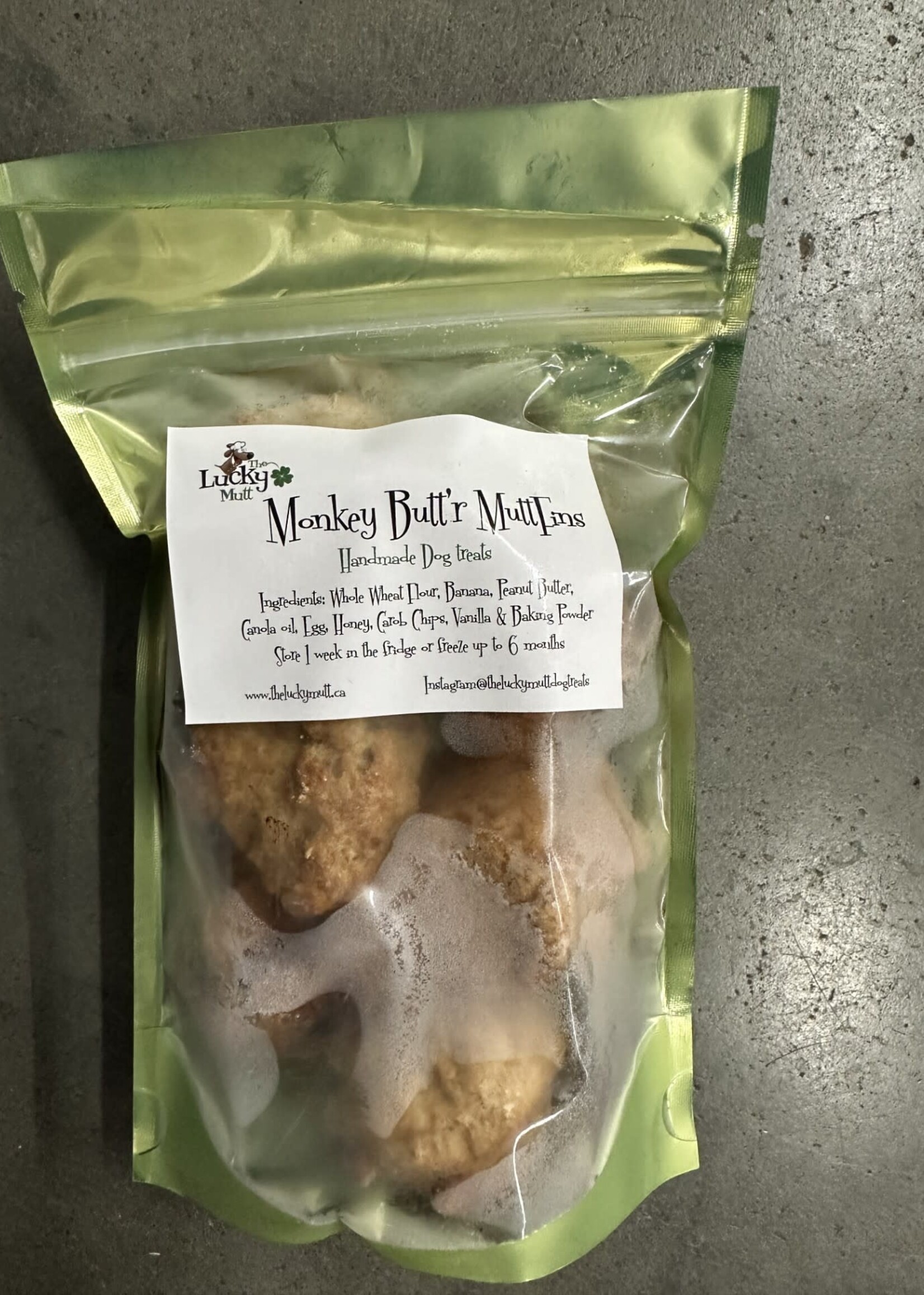 Lucky Mutt The Lucky Mutt Monkey Butt'r Muttfins