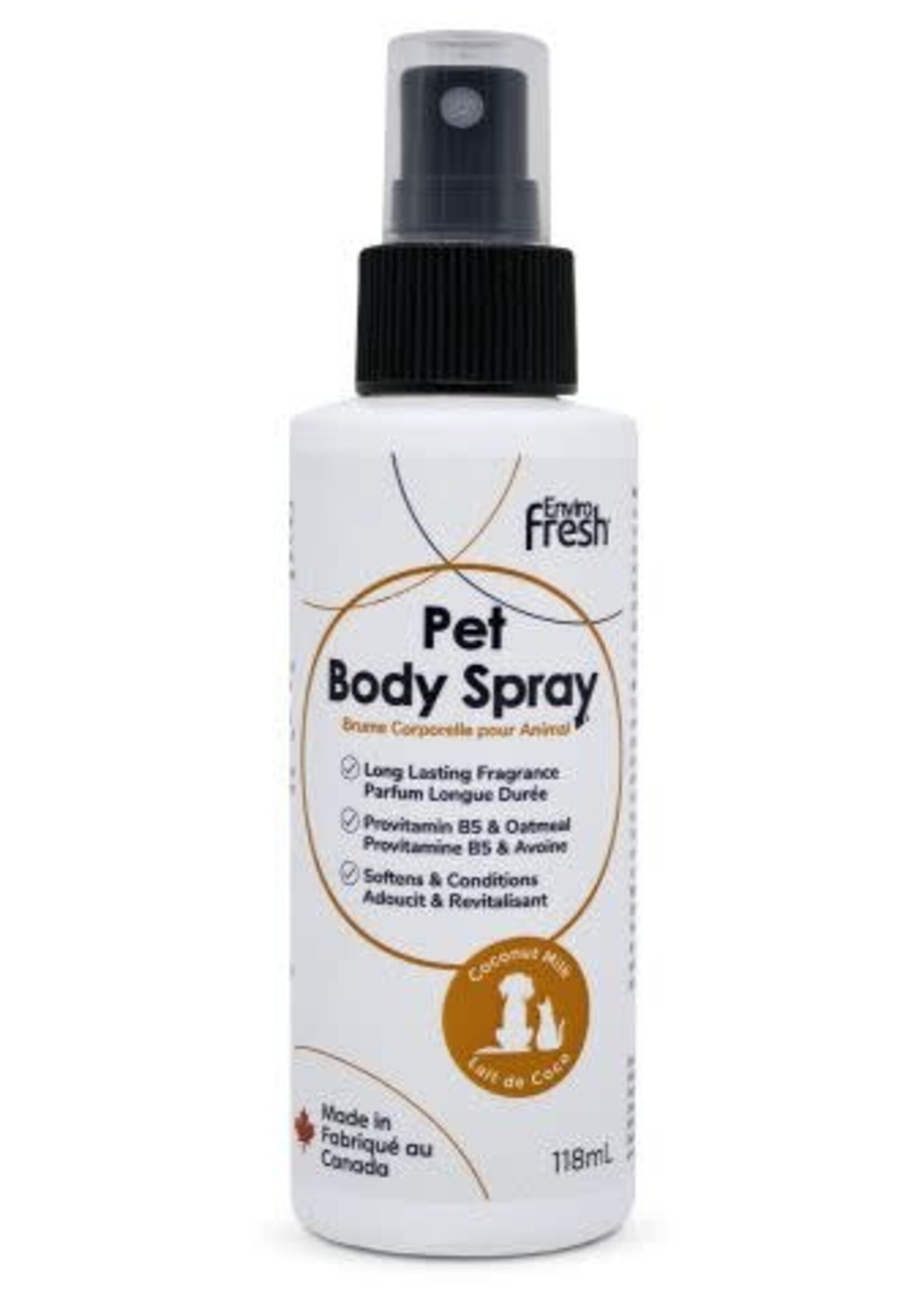 Enviro Fresh Body Spray Coconut Milk with Oatmeal 118ML