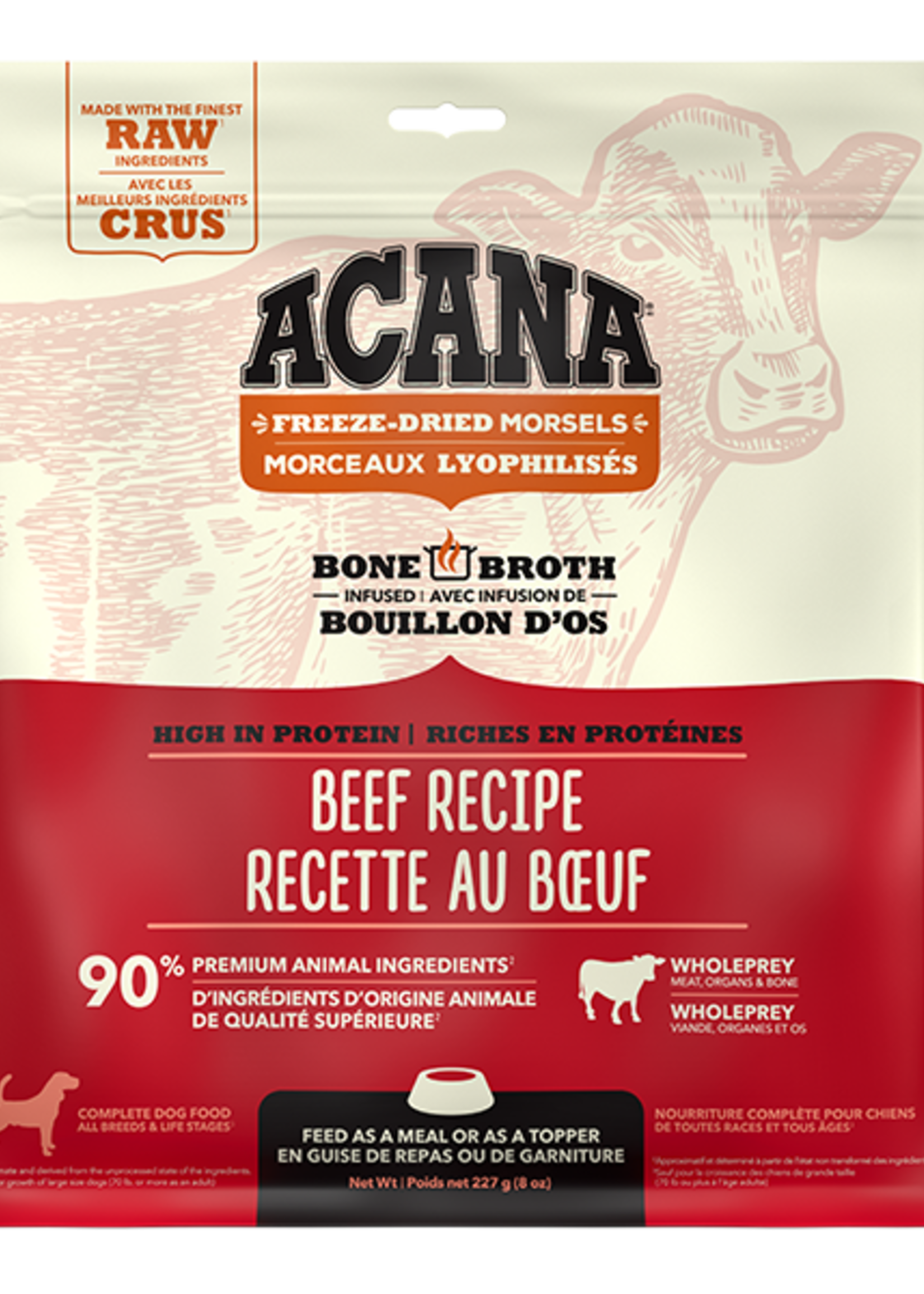 Acana Dog ACANA Dog Freeze-Dried Ranch Raised Beef Morsels 227g