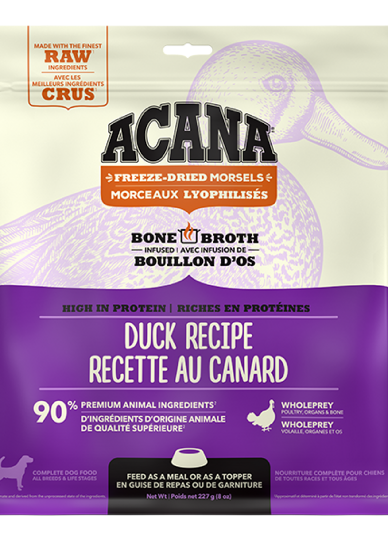 Acana Dog ACANA Dog Freeze-Dried Duck Morsels 227g