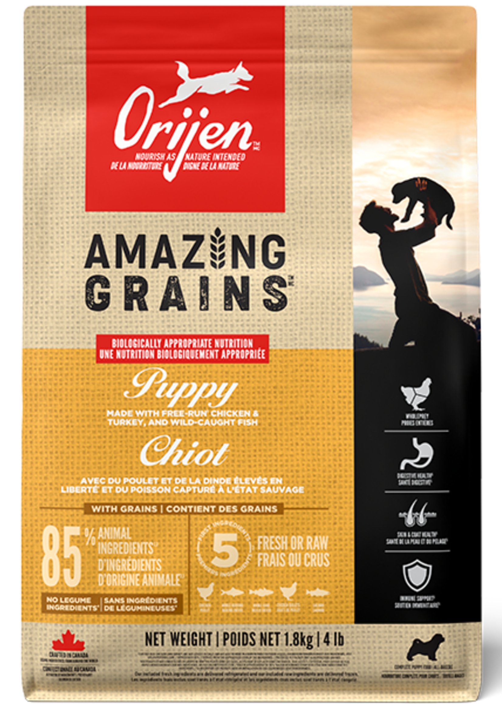 Orijen Dog ORIJEN Dog Amazing Grains Puppy 1.8 kg