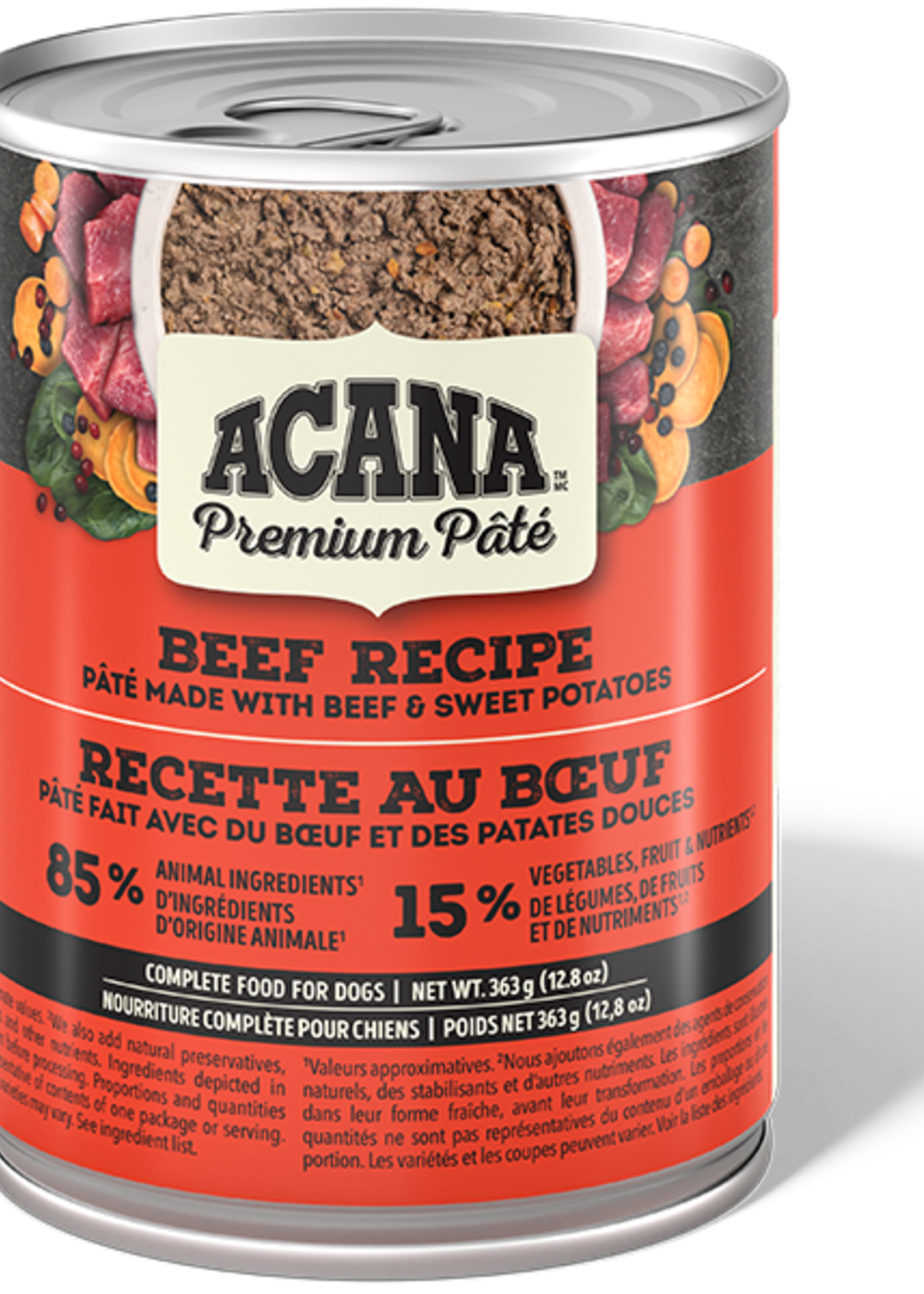 Acana Dog ACANA Dog Premium Pate Beef 363g