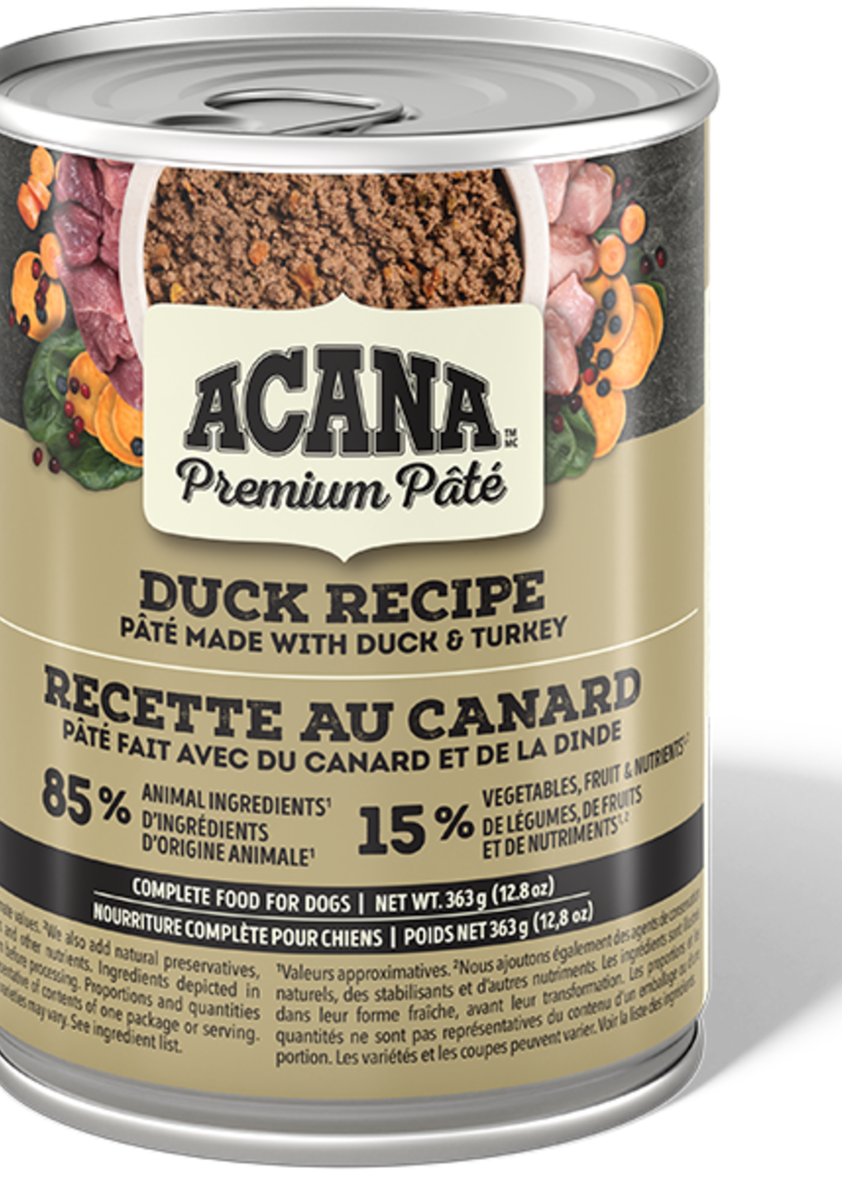 Acana Dog ACANA Dog Premium Pate Duck 12/363g