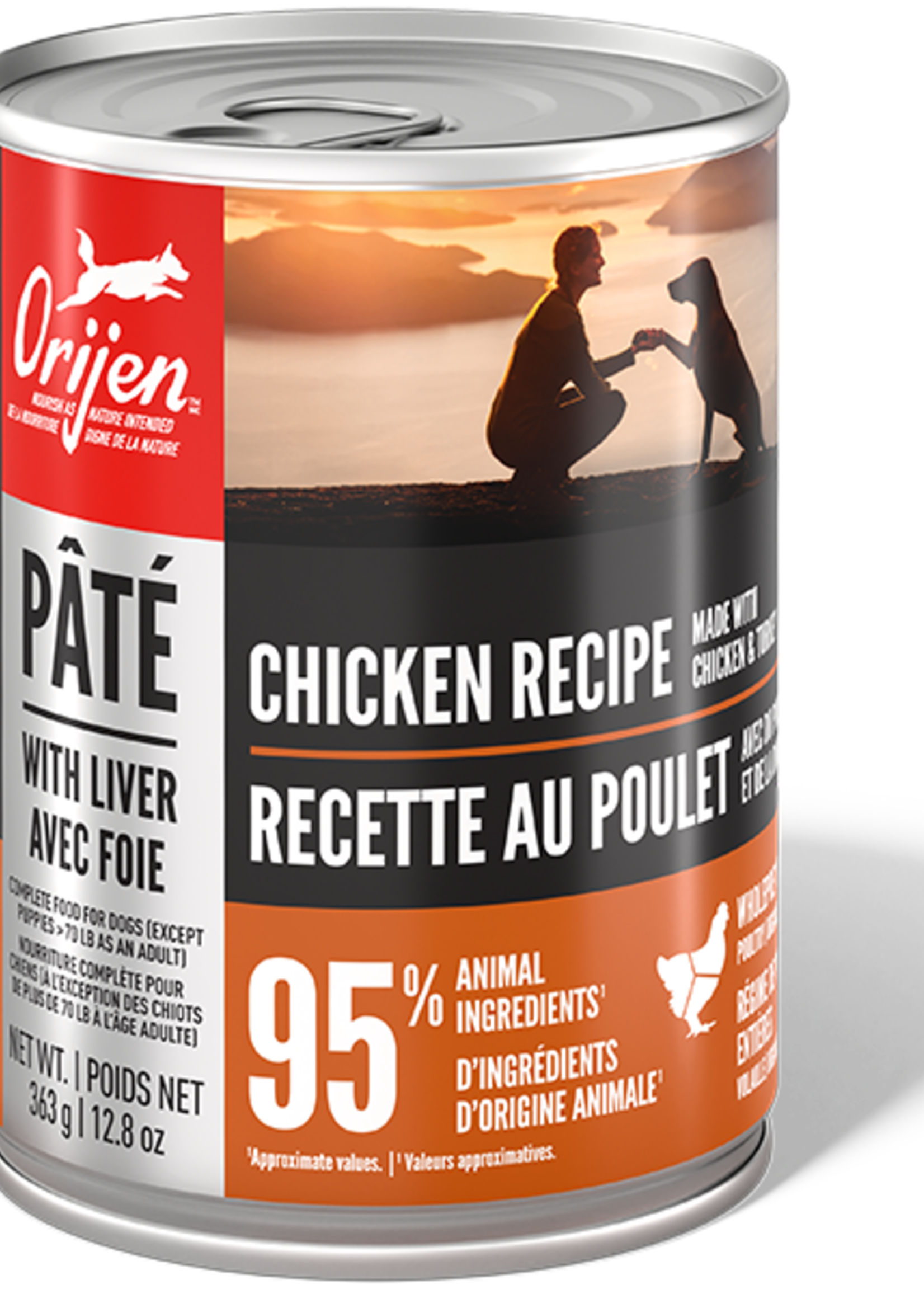Orijen Dog ORIJEN Dog Chicken Pate with Liver 12/363g