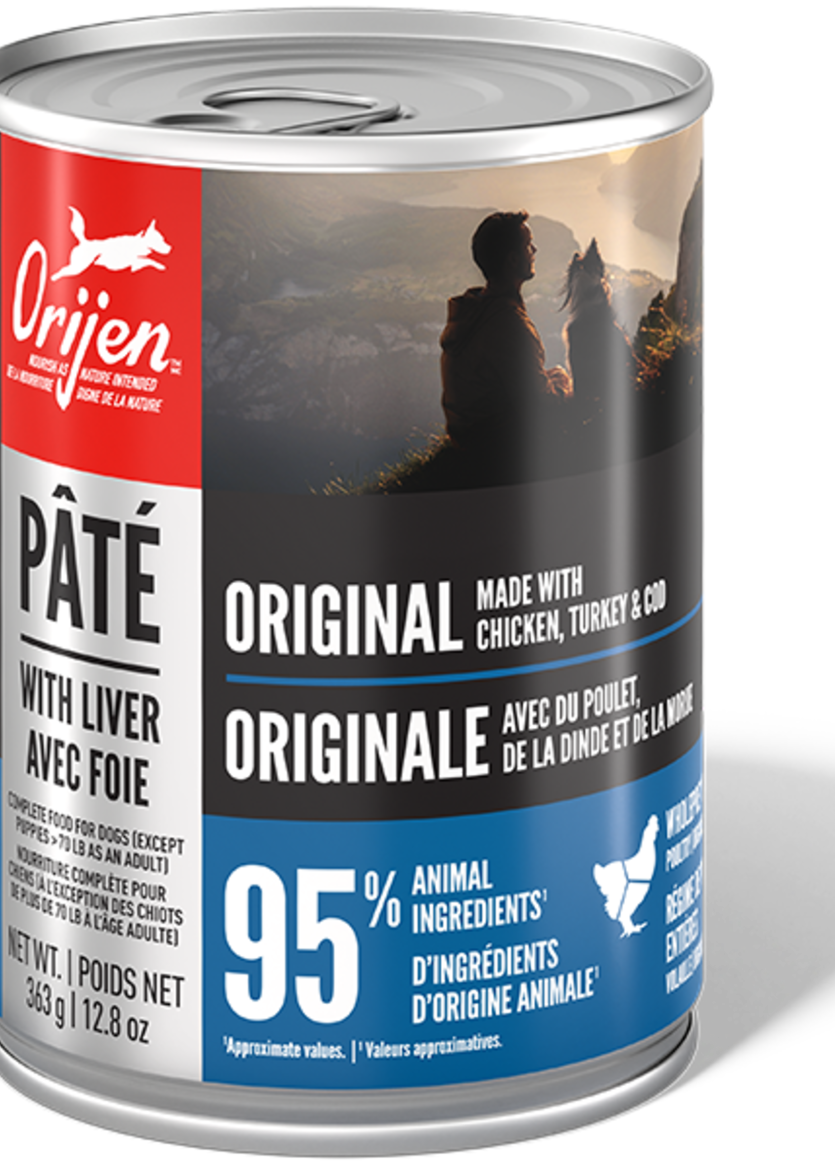 Orijen Dog ORIJEN Dog Original Pate with Liver 12/363g