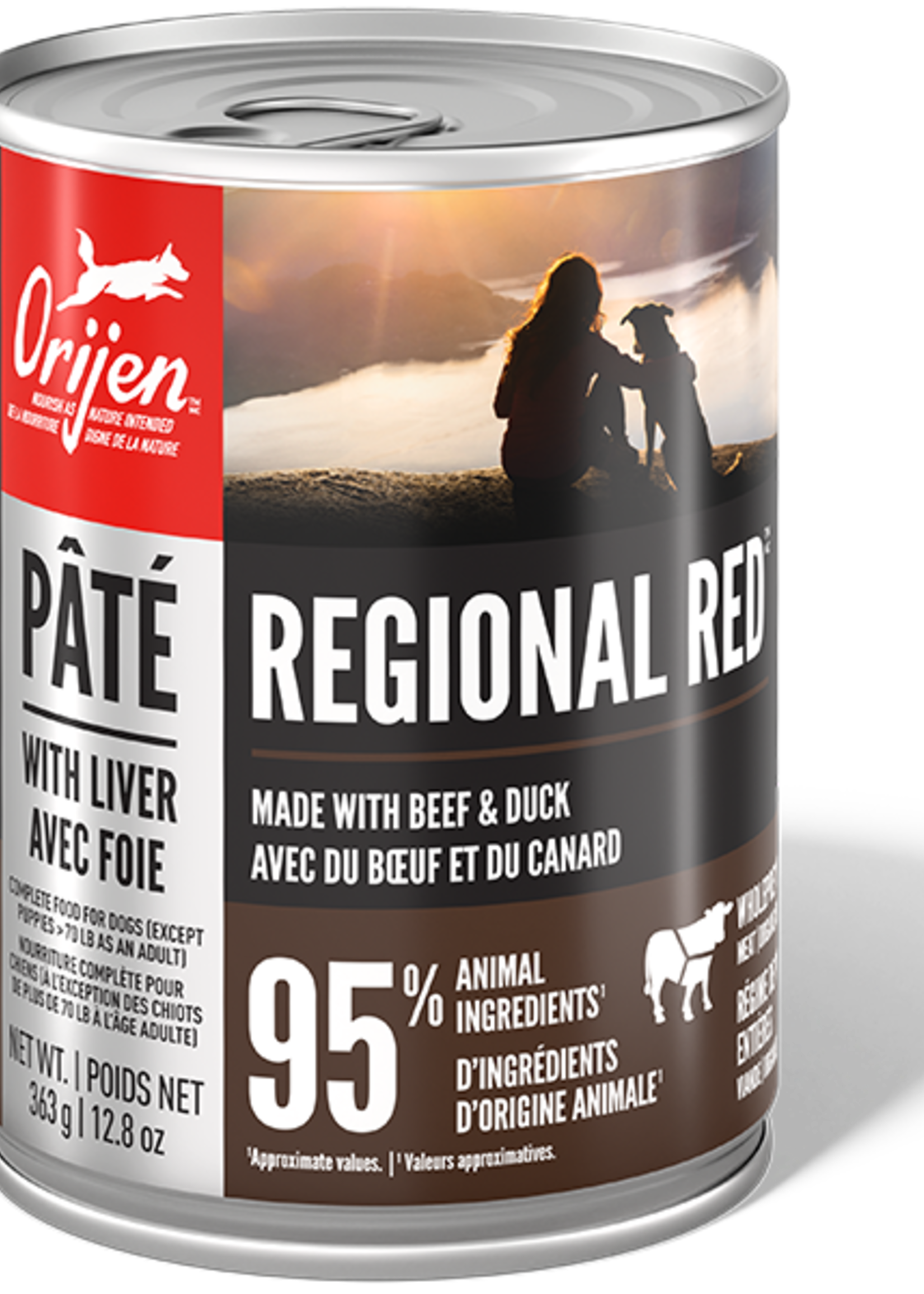 Orijen Dog ORIJEN Dog Regional Red Pate with Liver 12/363g