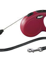 FLEXI Flexi Classic Cord - 8m  Red Small