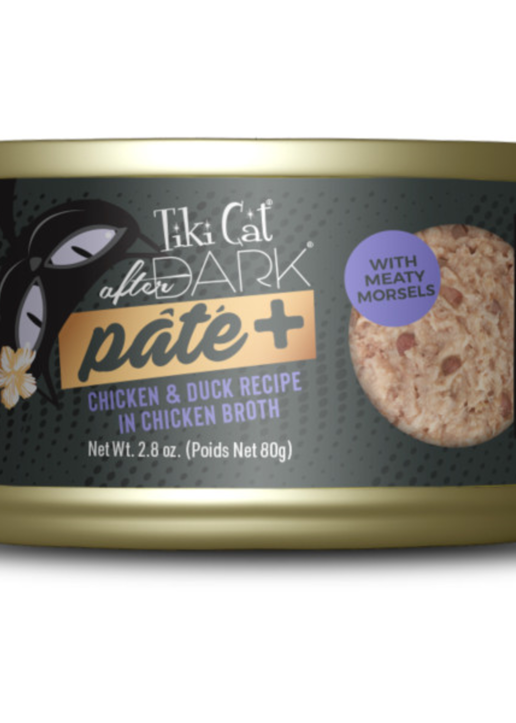 Tiki Cat Tiki Cat After Dark Pate+ Chicken & Duck 2.8 oz