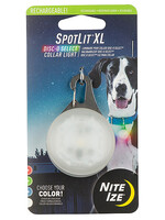 Nite Ize SpotLit XL Rechargeable Collar Light Disco -O Mode
