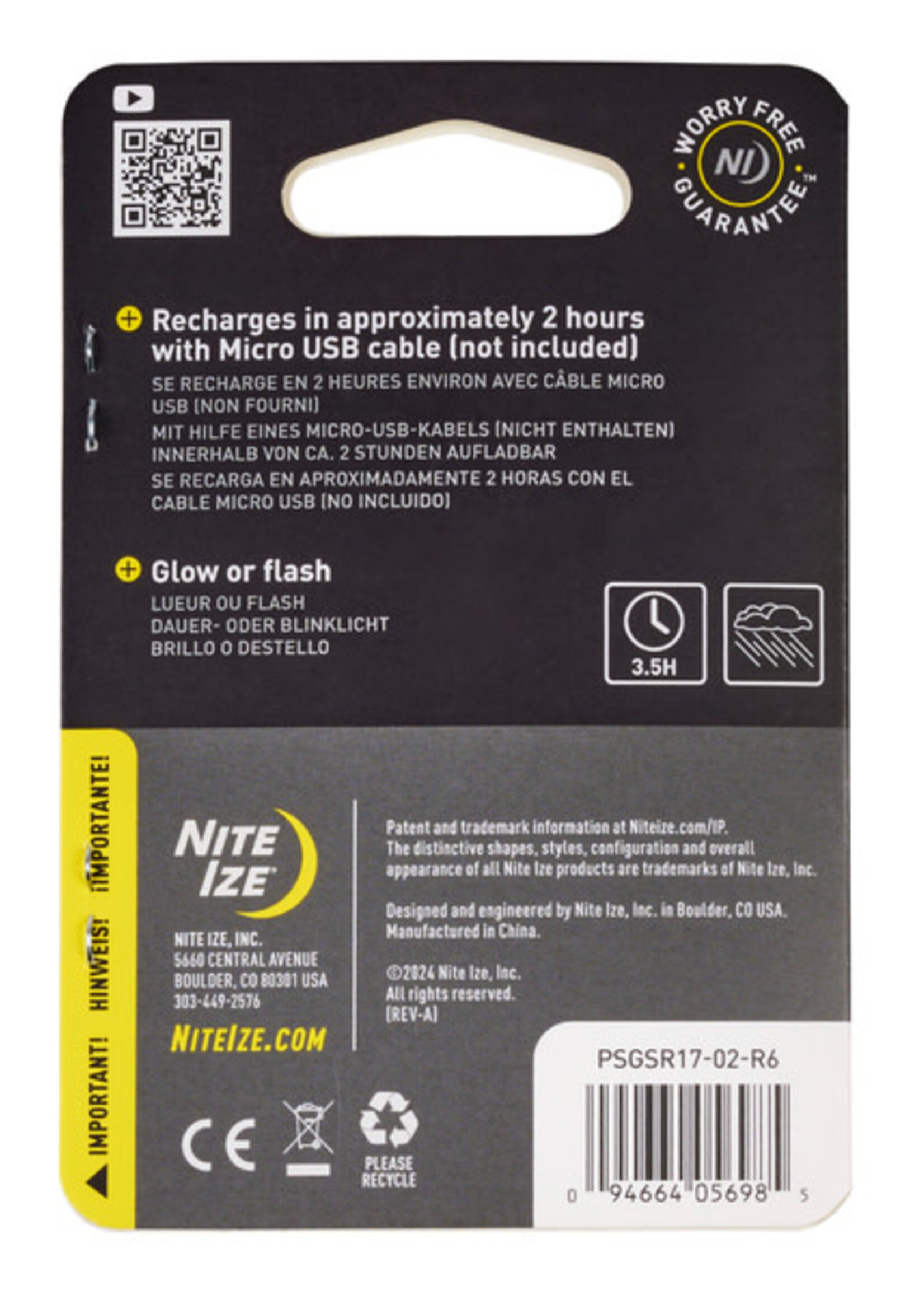 Nite Ize SpotLit Rechargeable Collar Light Green