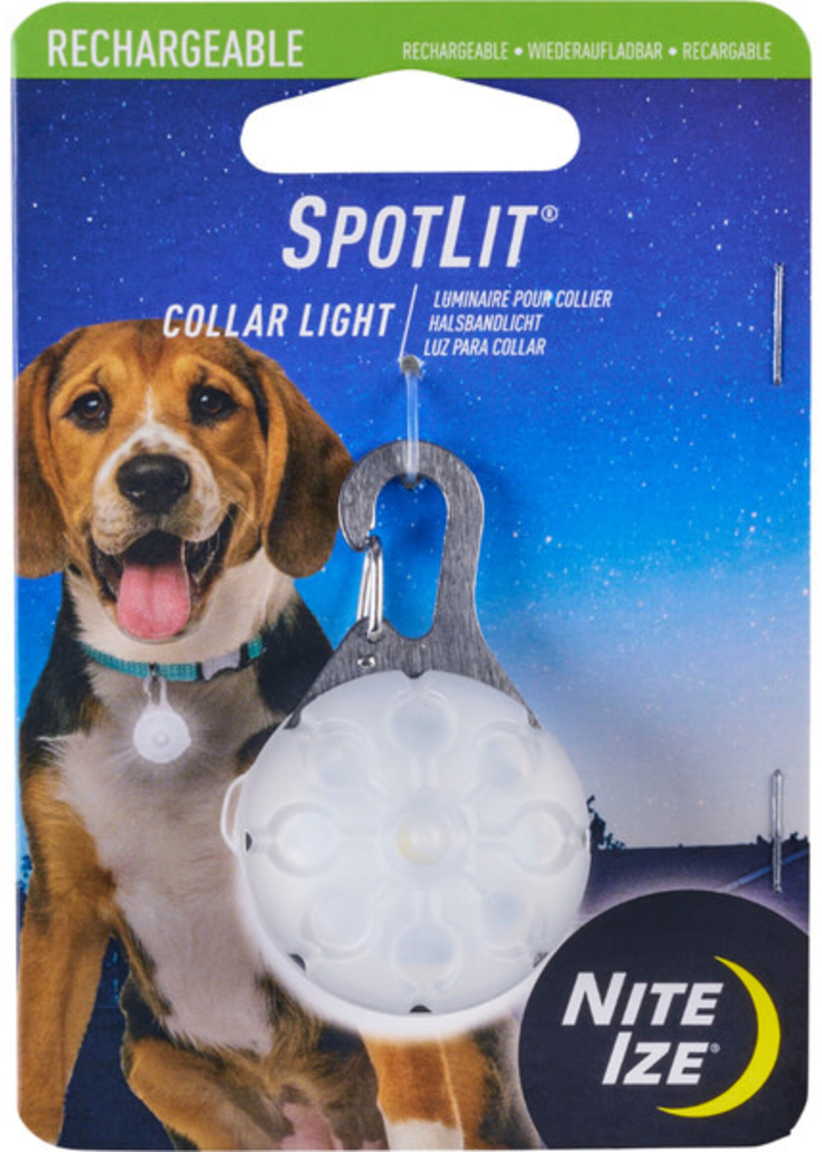 Nite Ize SpotLit Rechargeable Collar Light White