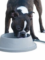 K&H Pet Products Thermal Bowl Slate Gray 32OZ 12Watt
