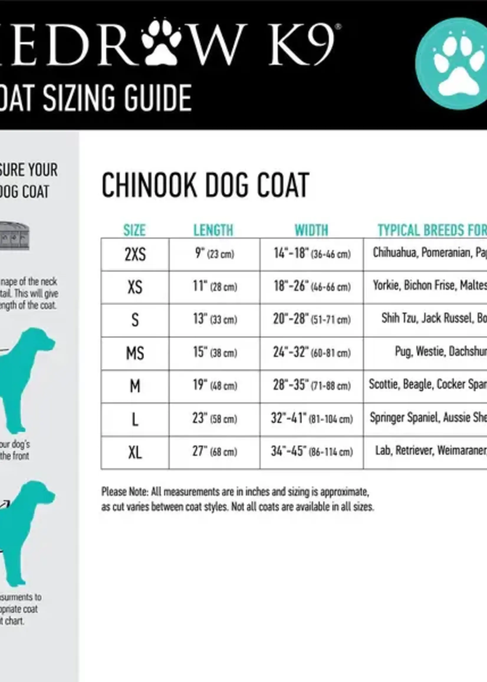 Shedrow K9 Shedrow K9 Chinook Dog Coat XL Red/Grey