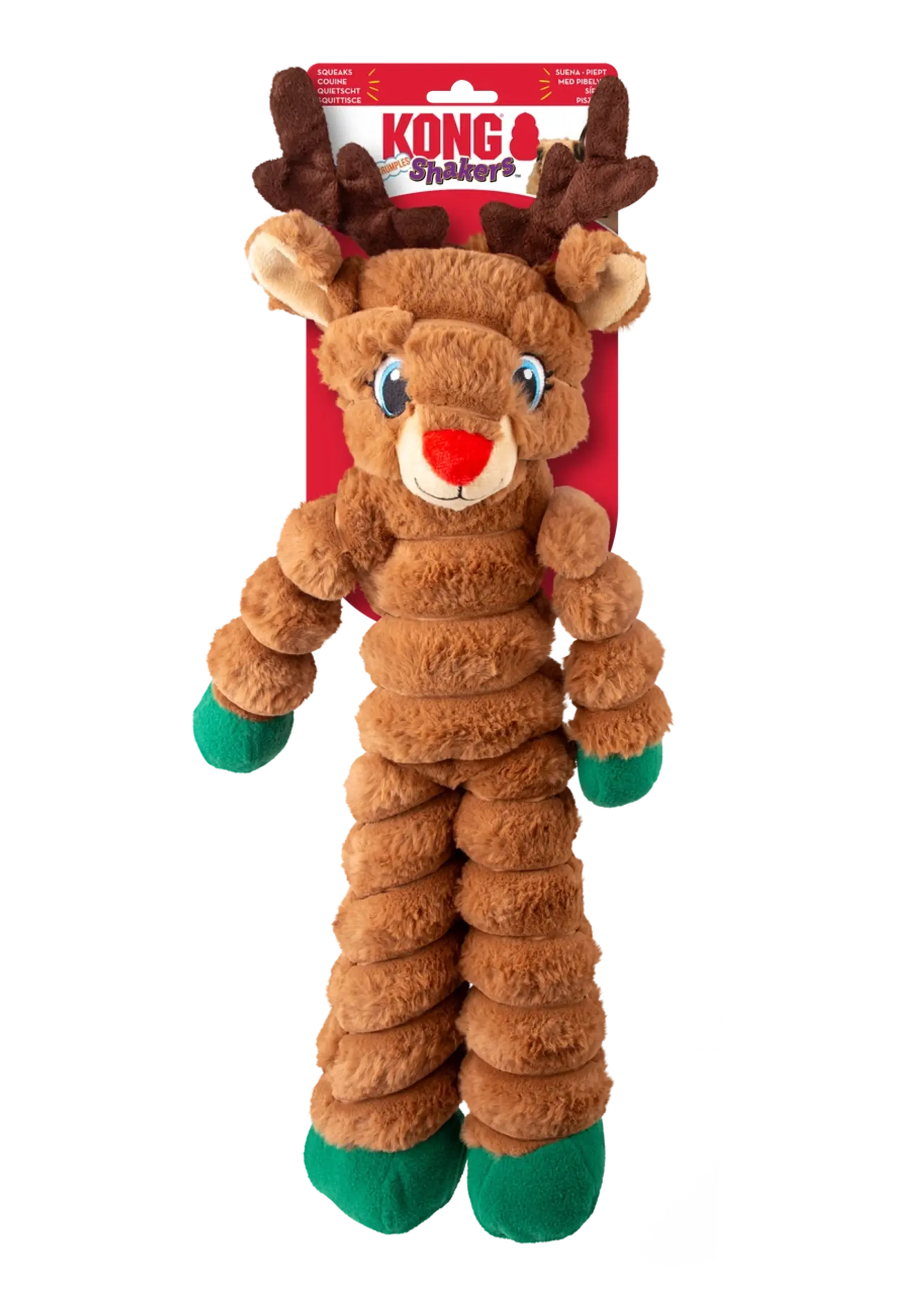 Kong KONG Shakers Crumples Reindeer XL