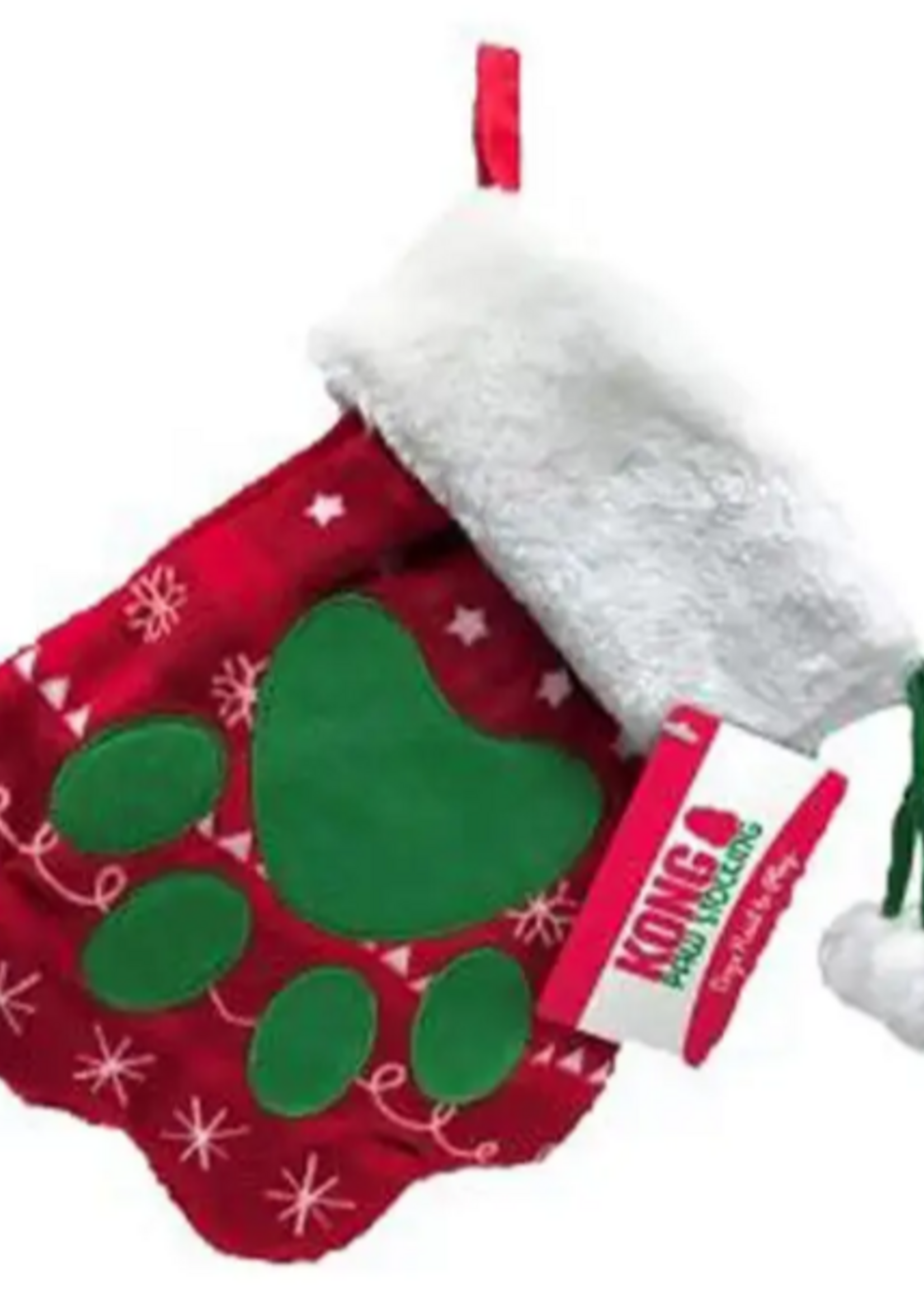 Kong KONG Holiday Stocking Paw Lg