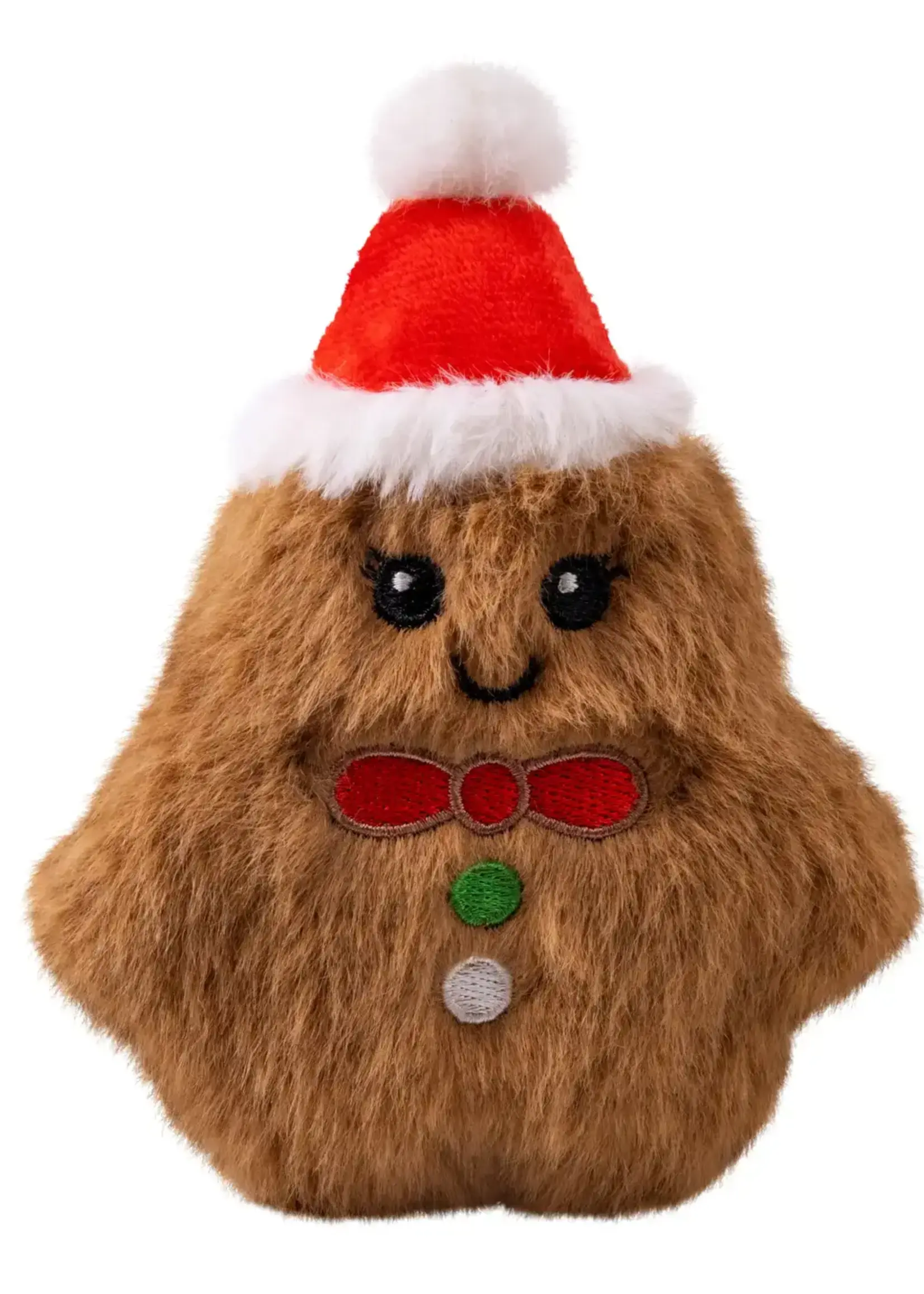 Kong KONG Holiday Snuzzles Mini Gingerbread XS