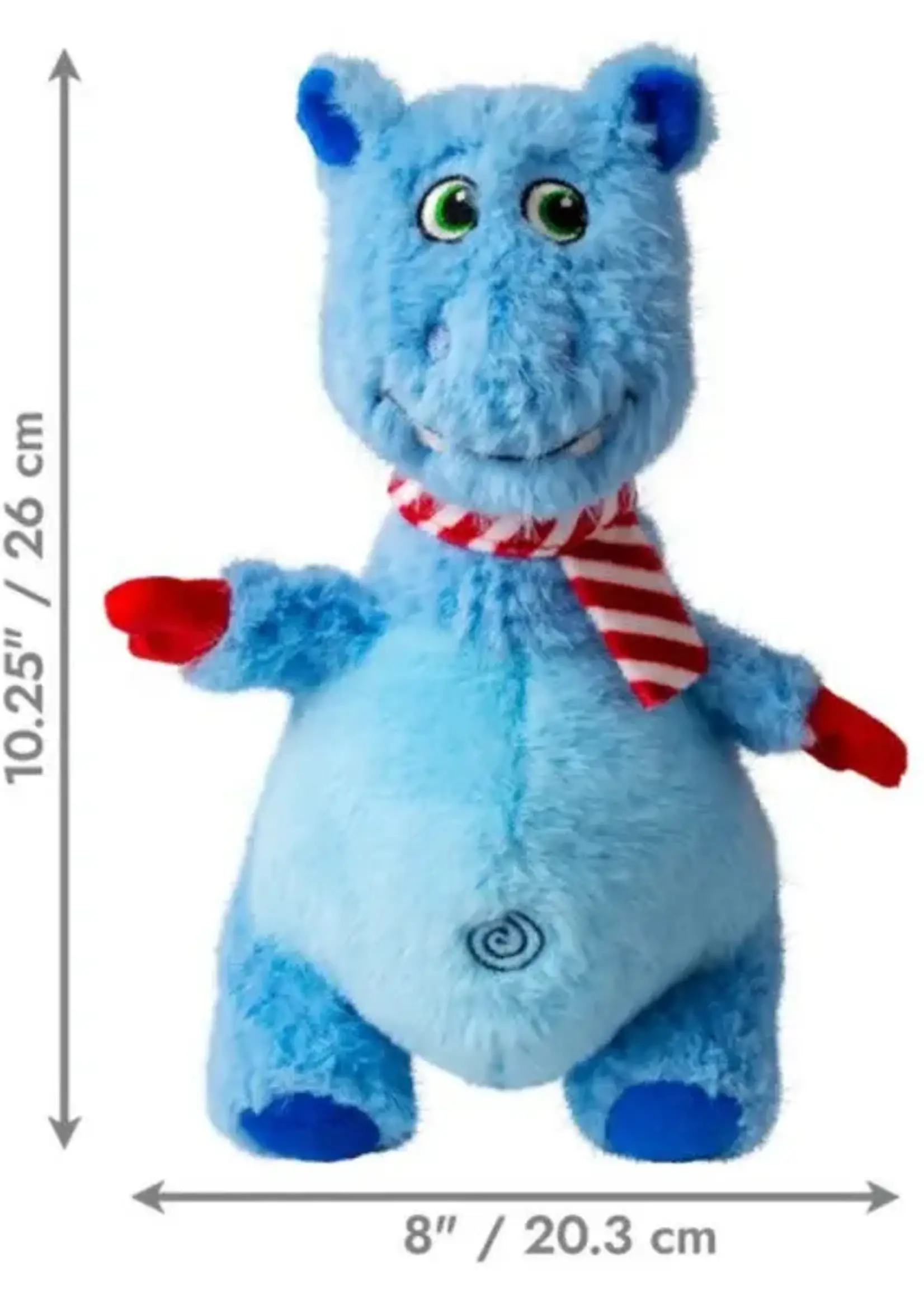 Kong KONG Holiday Knots Belly Hippo Md/Lg