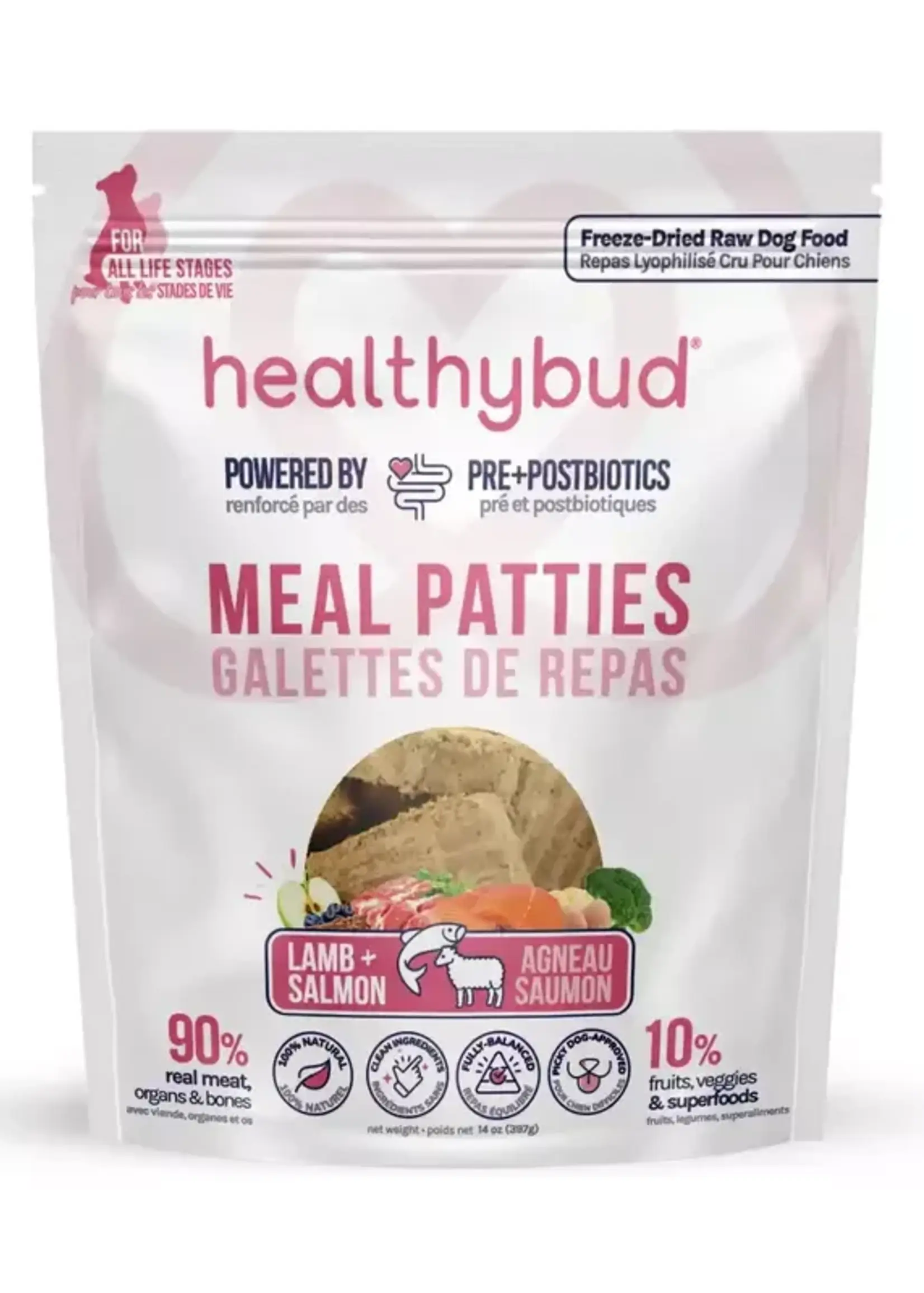 Healthybud Corp HealthyBud Lamb & Salmon Patties