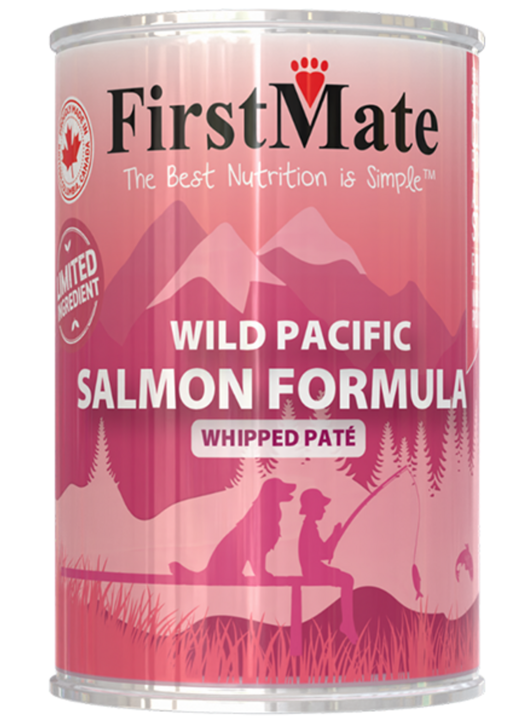 First Mate FirstMate Dog LID GF Salmon 12.2 oz