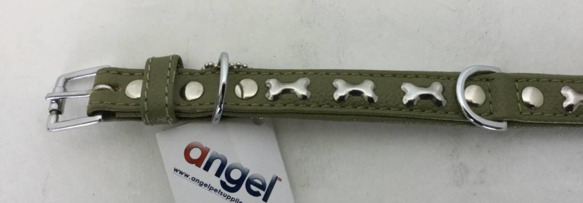 Angel Collar Bones Olive 14" x 3/4"