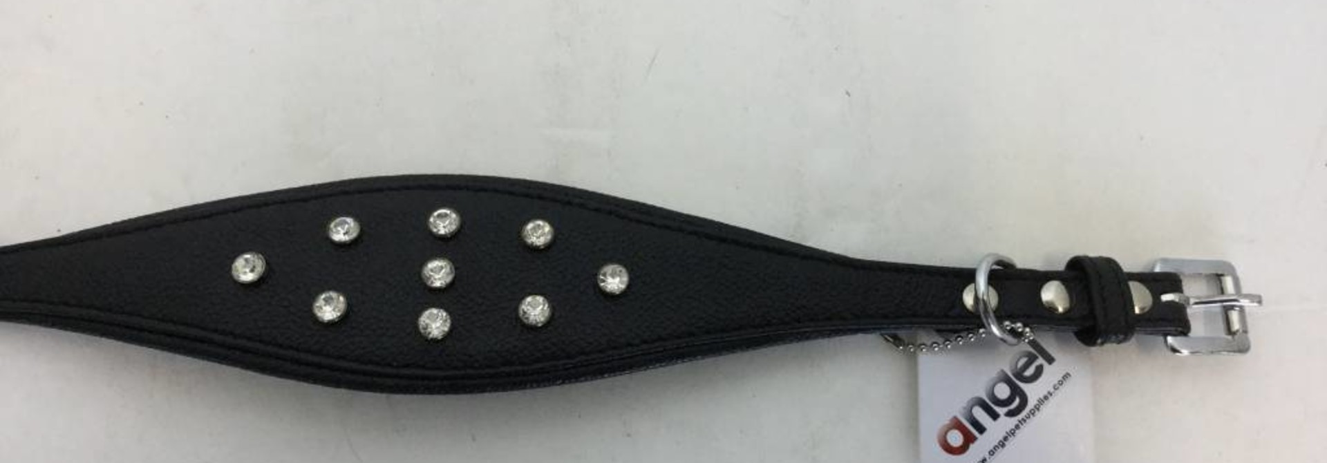 Angel Collar HND RHN Black18" x 2.25"