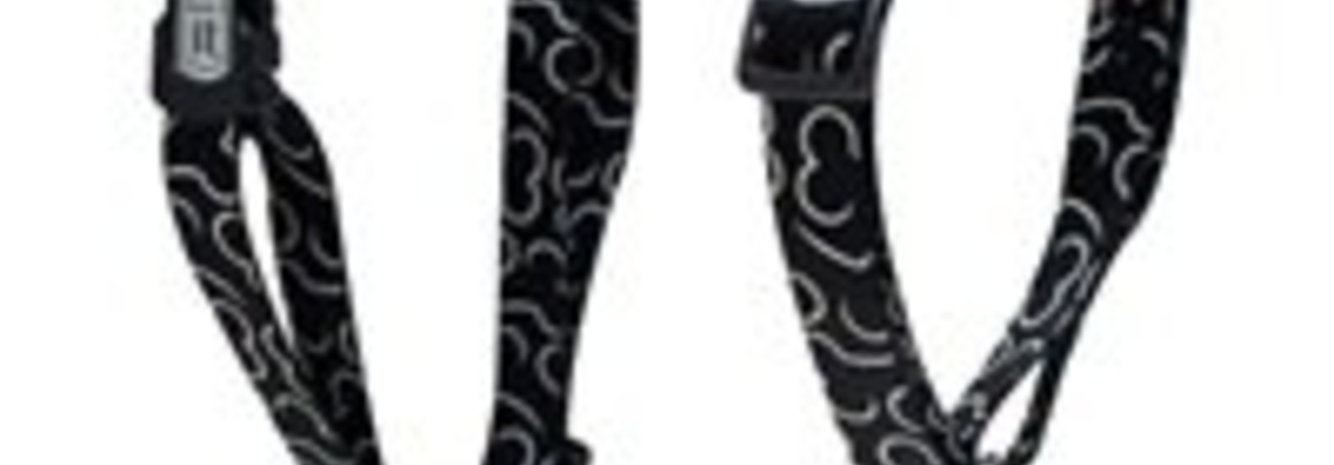 TD - Dogit Adjustable Harness, 1" x Neck 20-30", Chest: 28-39", Large, Bones, Black