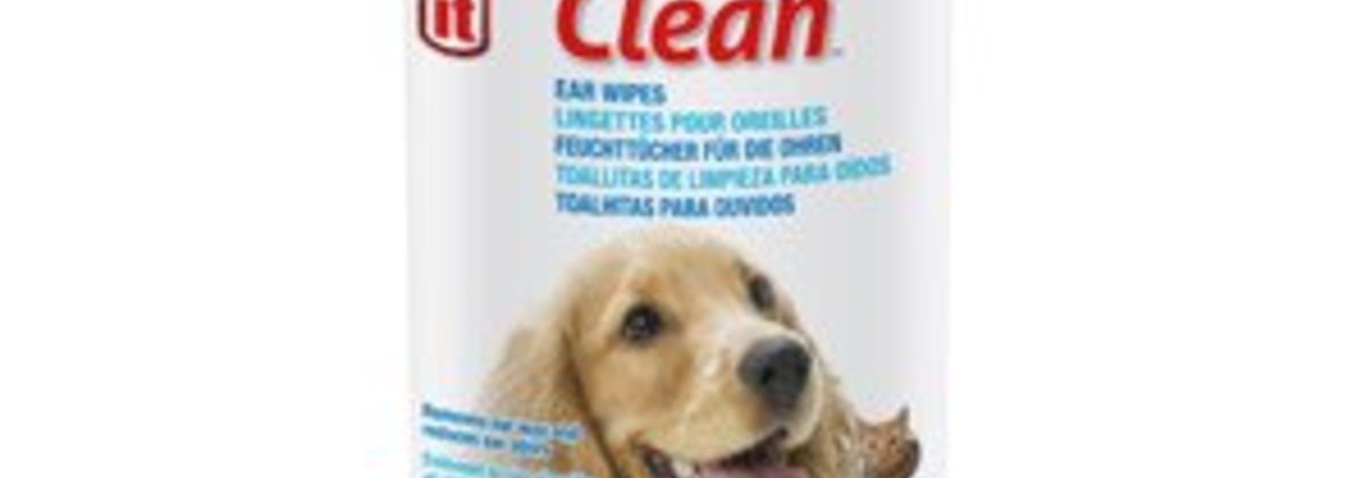 Dogit Clean Ear Wipes, Unscented, 70pcs