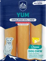 HIMALAYAN DOG CHEW Yum Himalayan Chew - Cheese - 3pc