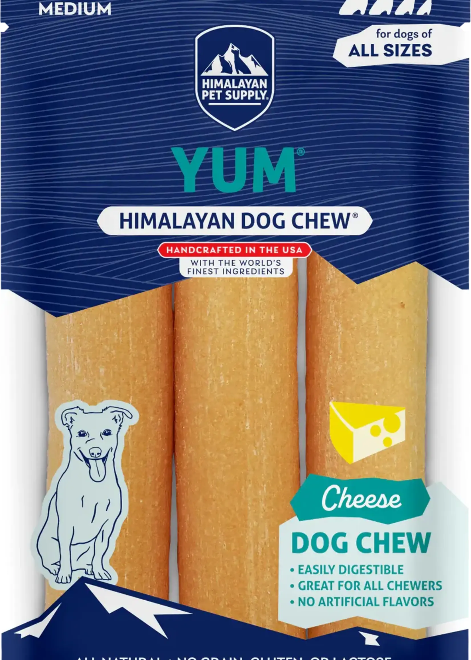 HIMALAYAN DOG CHEW Yum Himalayan Chew - Cheese - 3pc