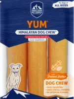 HIMALAYAN DOG CHEW Yum Himalayan Chew - Peanut butter - 3pc