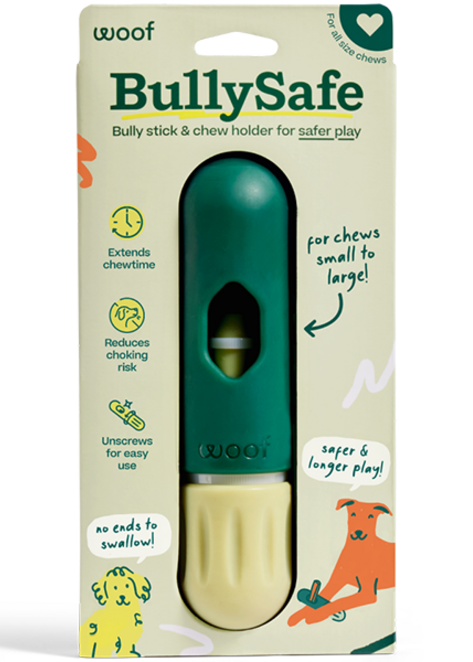 Woof Pet BullySafe Chew Holder