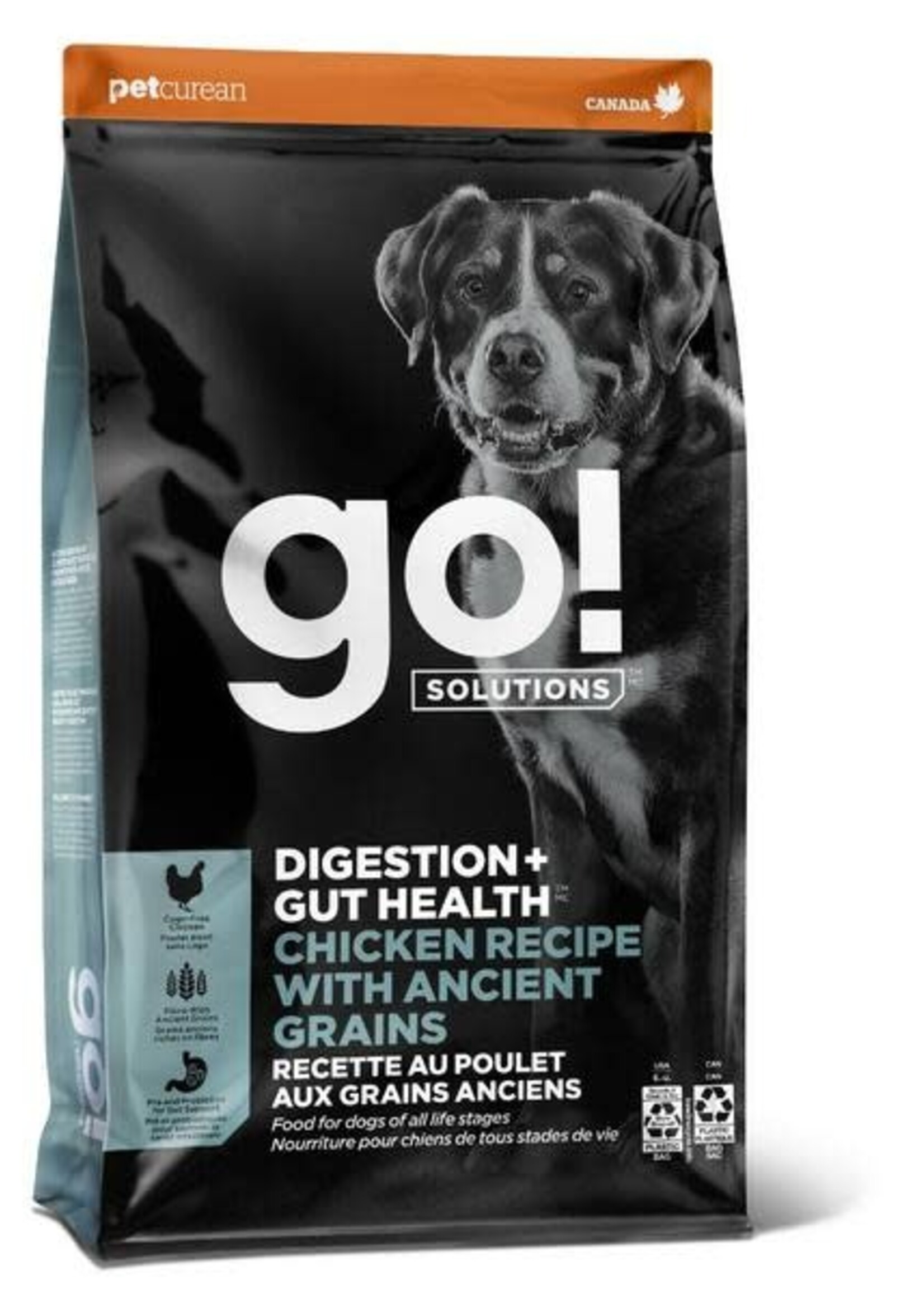 Petcurean Go! GO! Gut Health Chicken & Ancient Grains 22LB