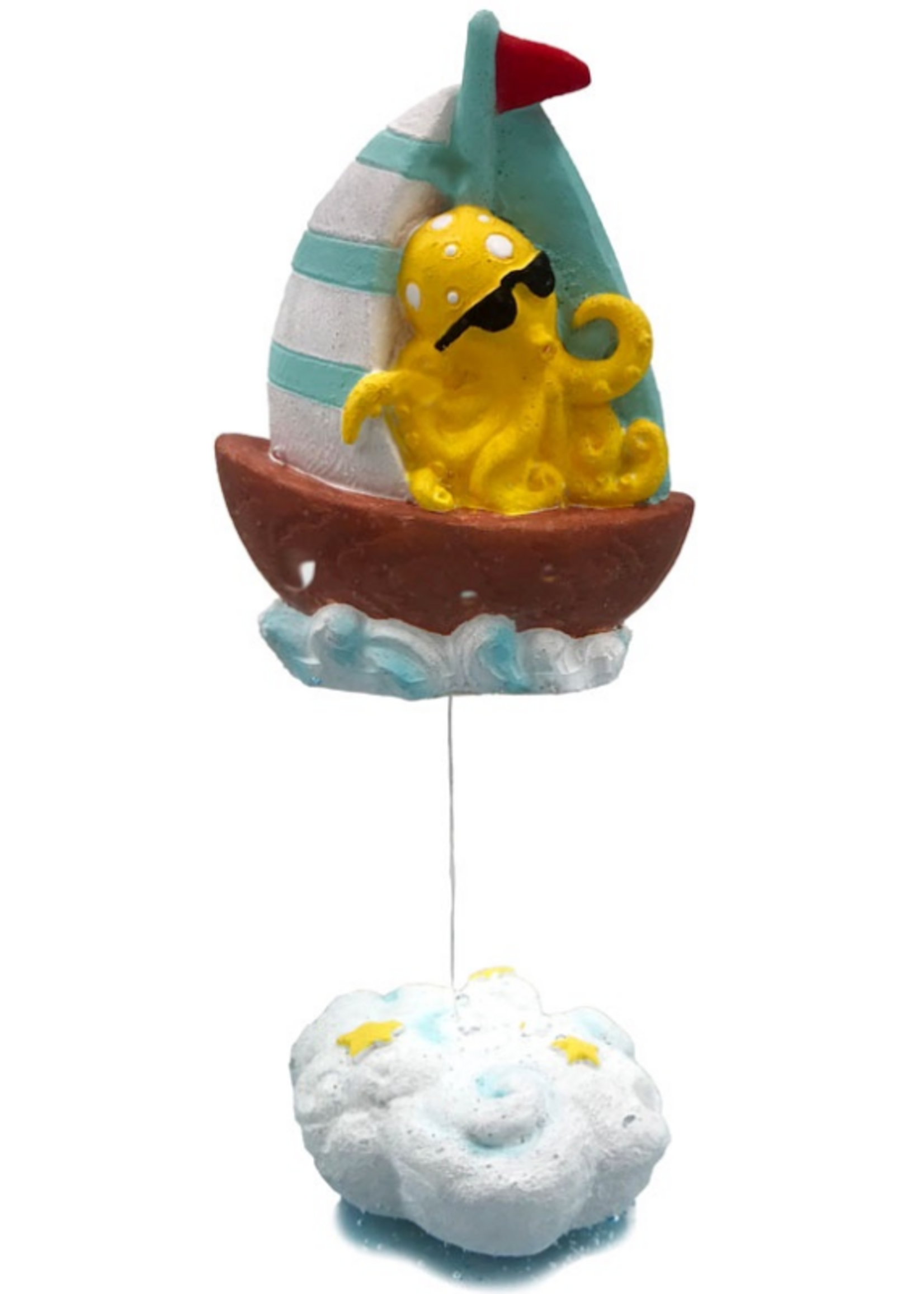 Aqua-Fit AQUA-FIT Floating Octopus Ship 2.5x2x4"