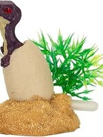 Aqua-Fit AQUA-FIT Polyresin Velociraptor Dino Egg 2x1.6x2.25"