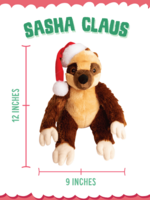 Snugarooz Sasha Claus (the Sloth) (12")