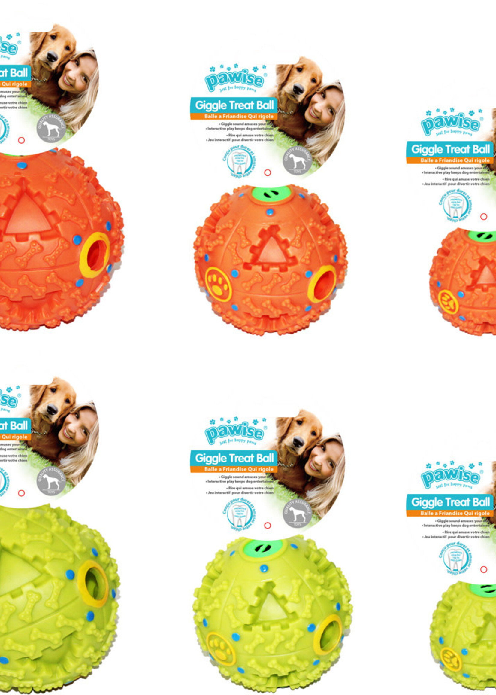 Pawsie PAWISE Giggle Treat Ball 9cm