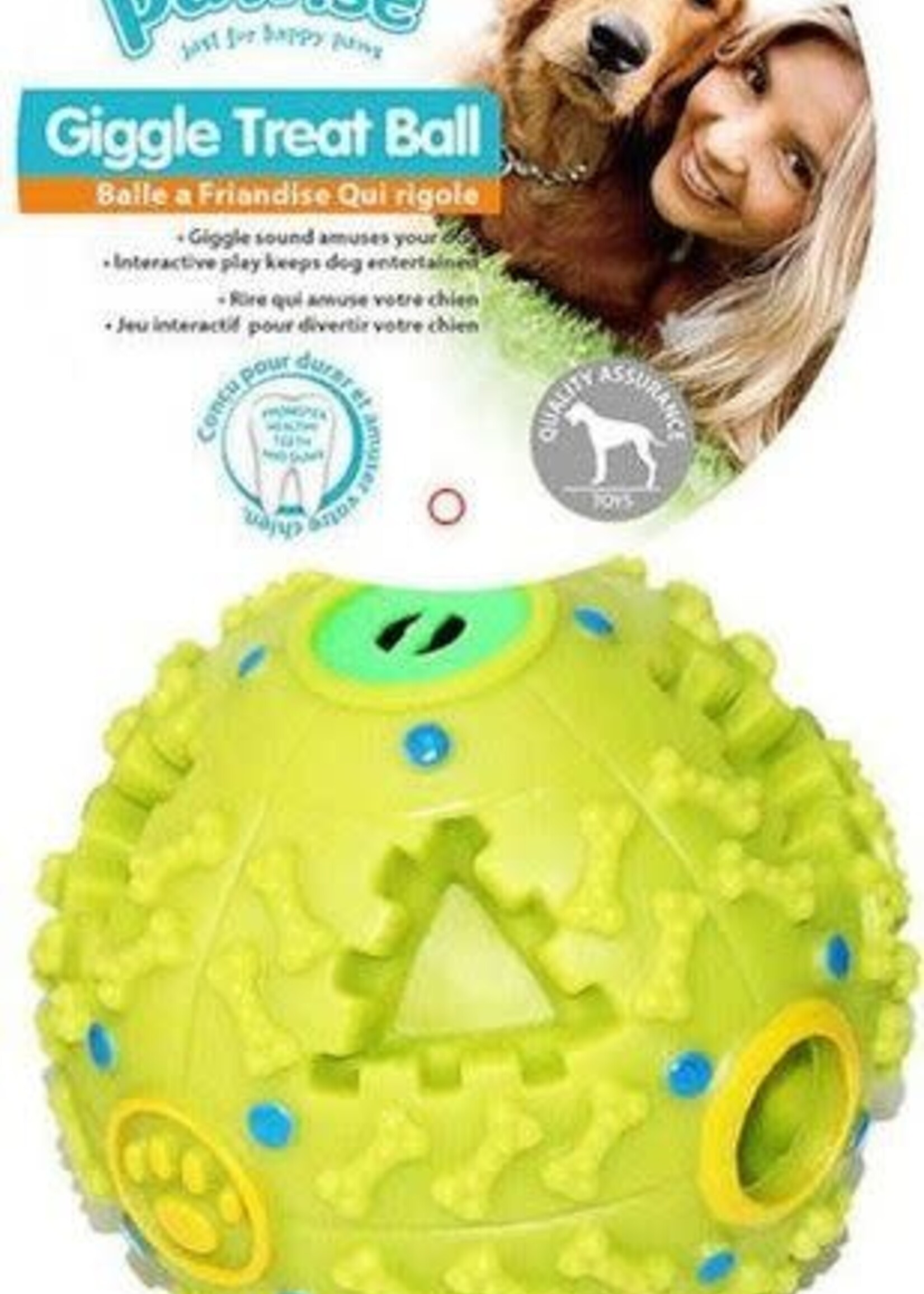 Pawsie PAWISE Giggle Treat Ball 7cm
