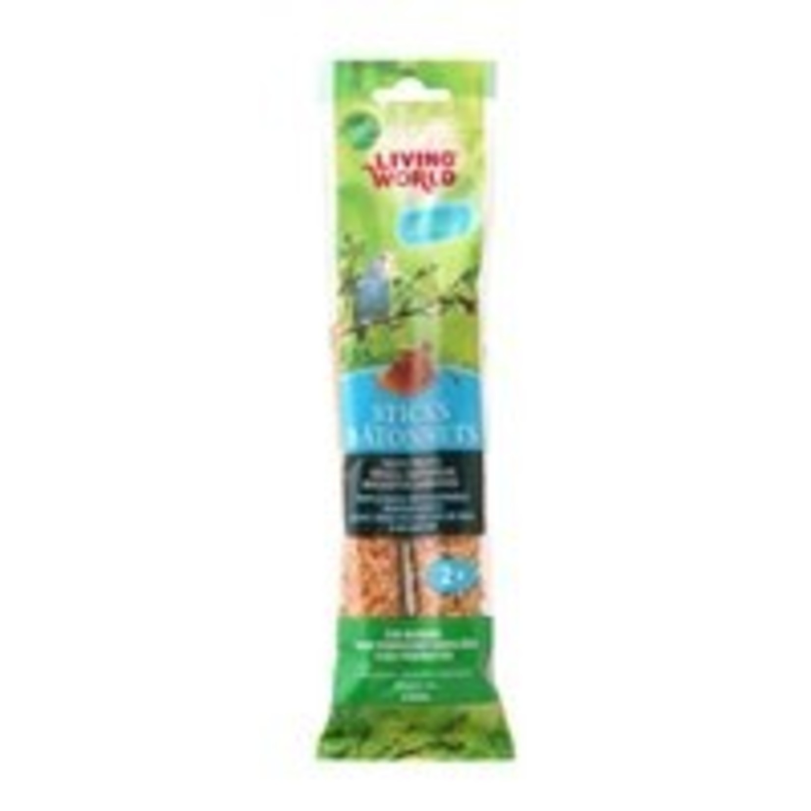Living World Parakeet Honey Stick, 2-pack 2.1 oz