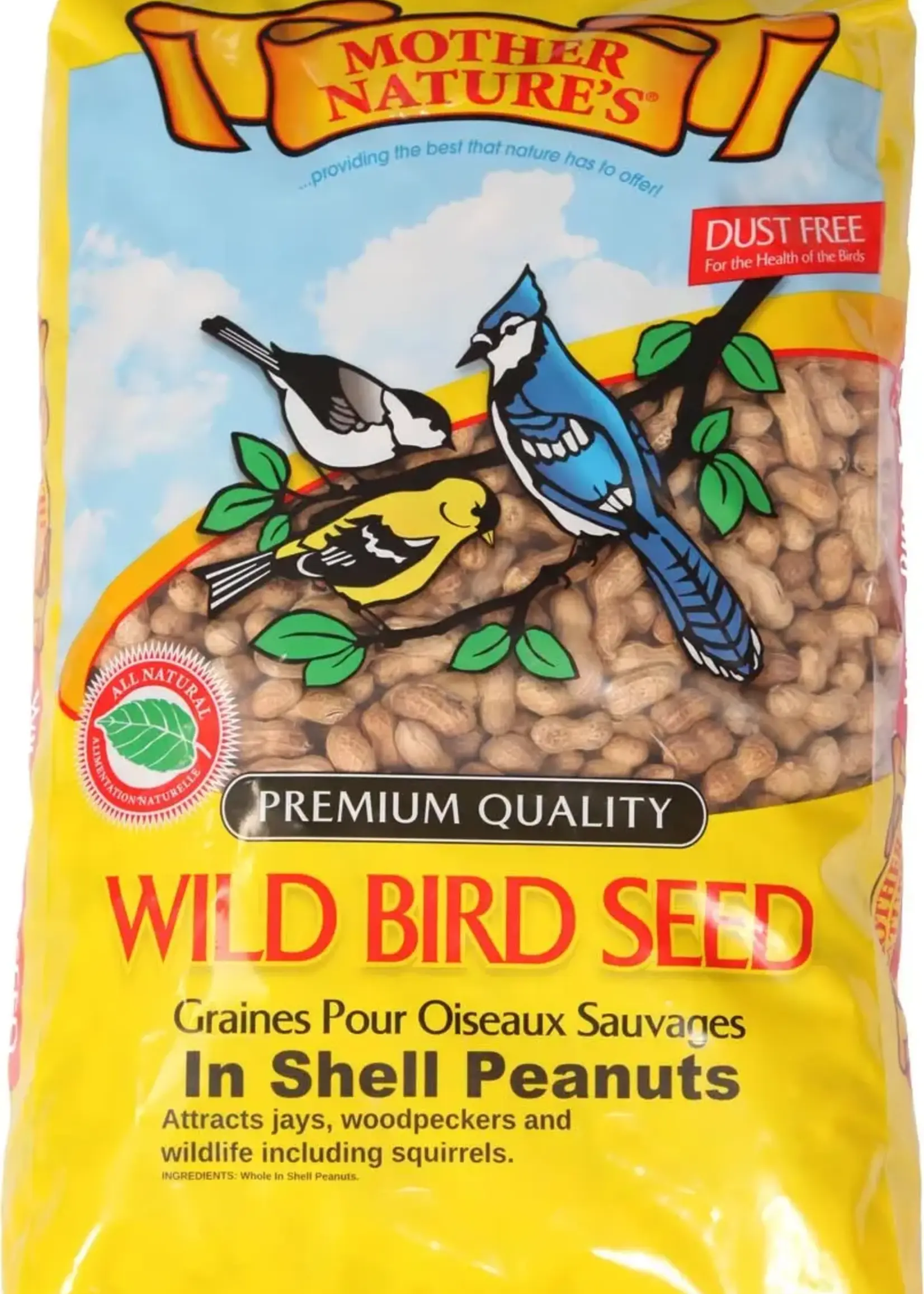 Mother's Nature - Peanut In Shell - 22lb