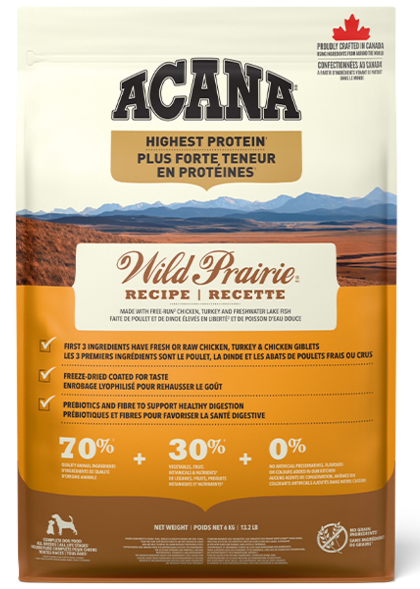 Acana Dog ACANA Dog Highest Protein Wild Prairie 6 kg
