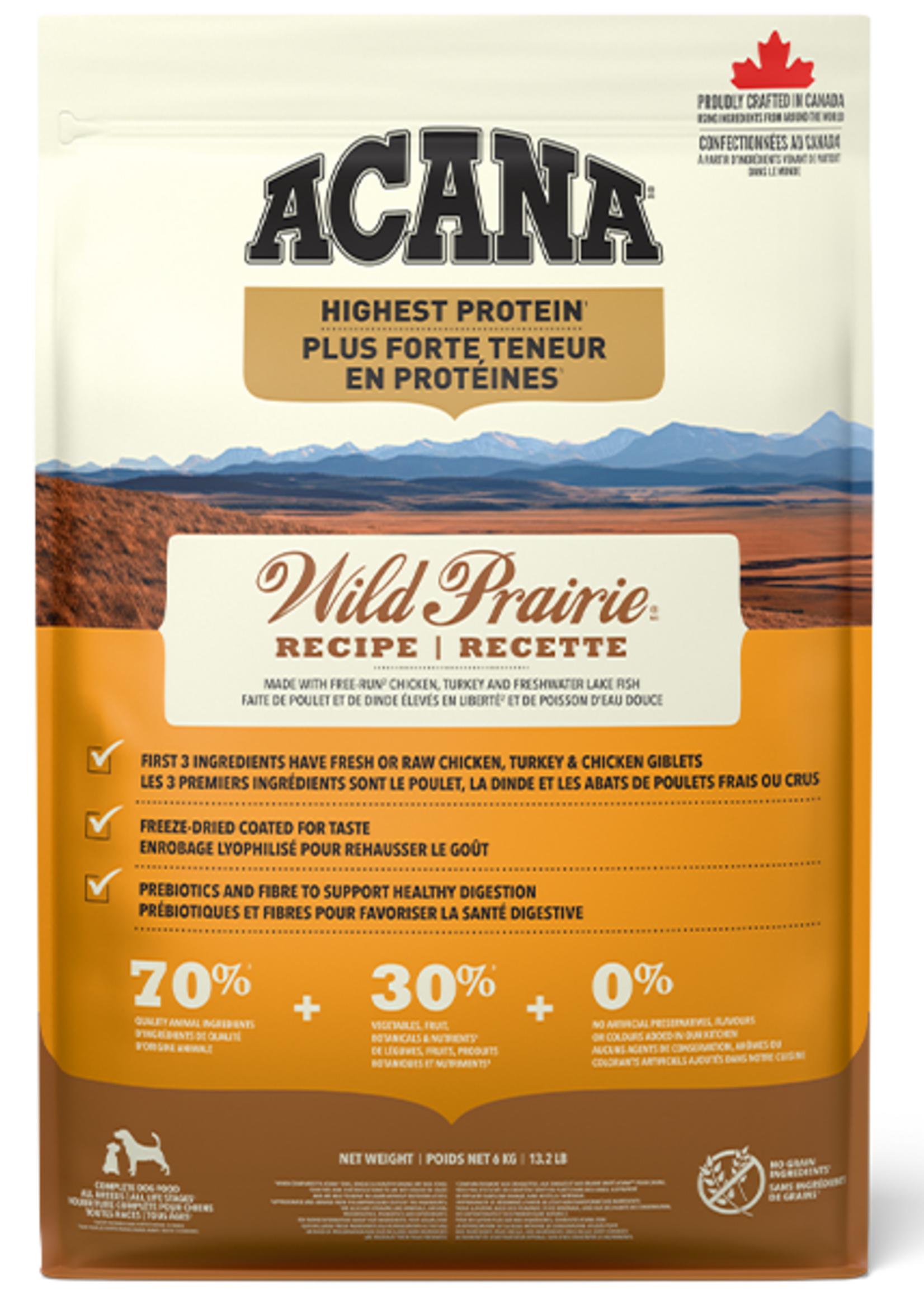 Acana Dog ACANA Dog Highest Protein Wild Prairie 2 kg