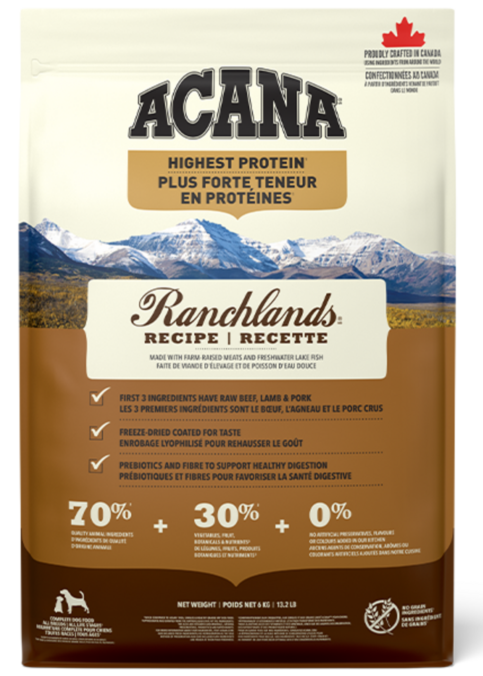 Acana Dog ACANA Dog Highest Protein Ranchlands 6 kg